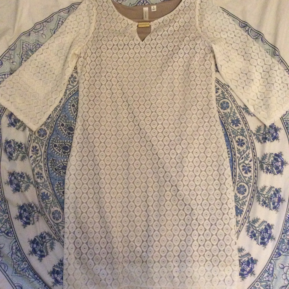 Beautiful cream lace dress.